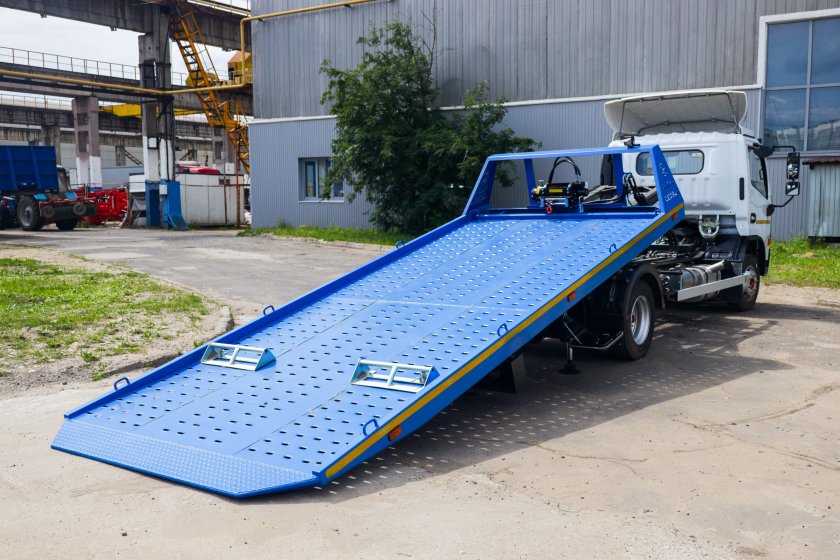 Эвакуатор газель некст со сдвижной платформой