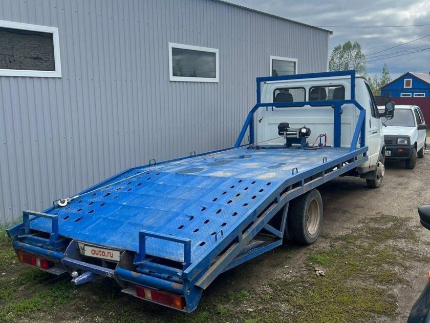 Газ 3302 эвакуатор с ломаной платформой