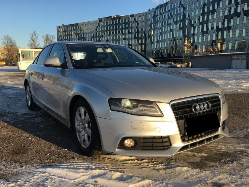 Ауди а4 серебристого цвета