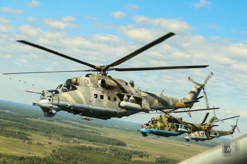 Боевой вертолёт ми-24