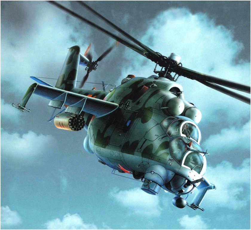 Военный вертолёт ми 24