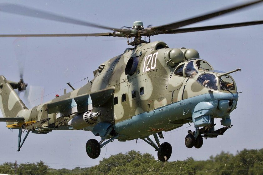 Военный вертолёт ми 24