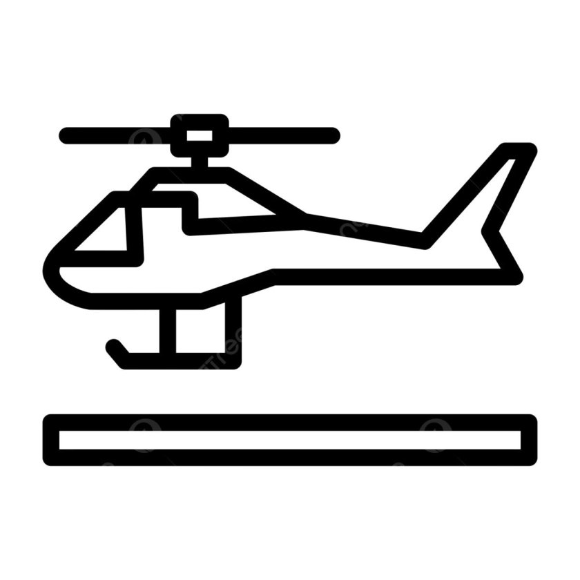 Вертолет иконка