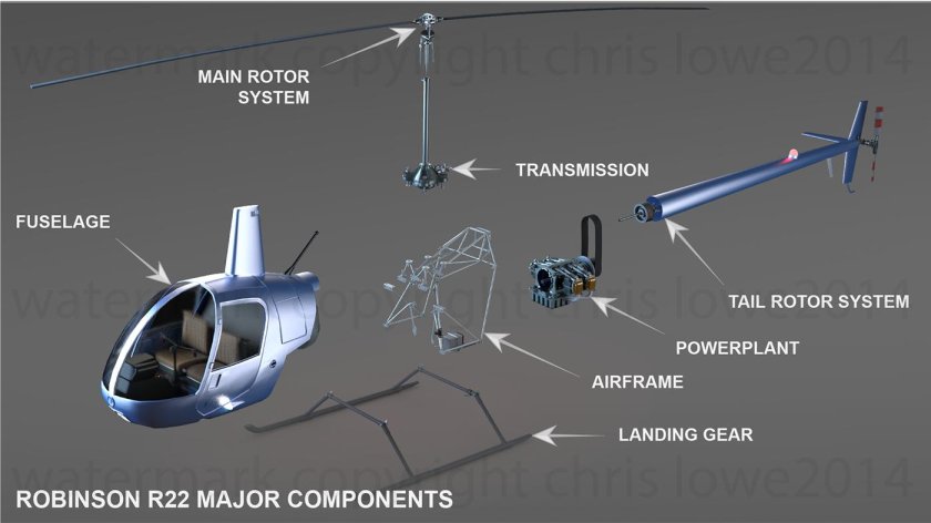 Robinson r44 втулка винта