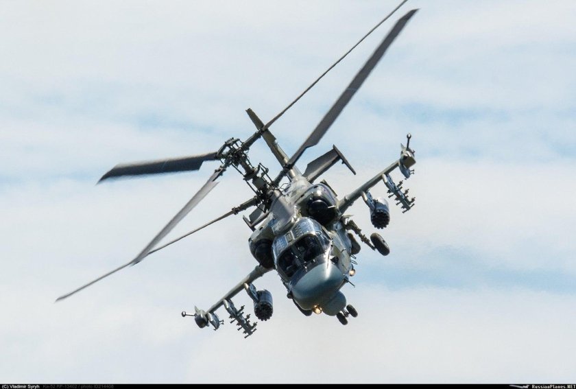 Ка-52 с рулевым винтом