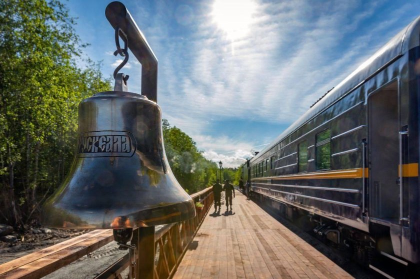 Вагоны поезда рускеальский экспресс