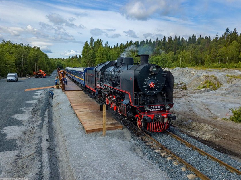 Ретропоезд Рускеала