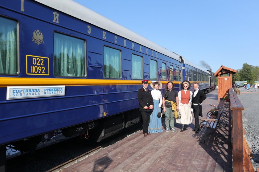 Паровоз Сортавала Рускеала