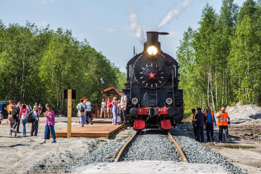 Паровоз Сортавала Рускеала