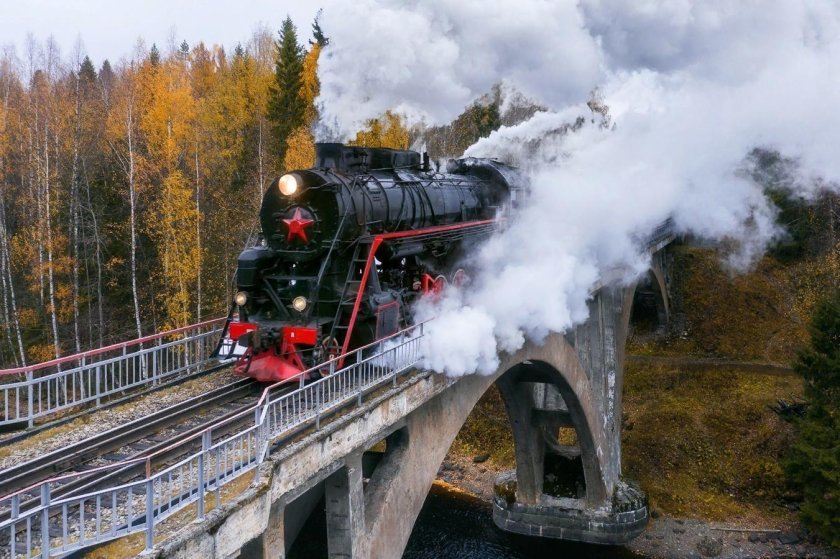 Ретропоезд «Рускеальский экспресс» Сортавала – Рускеала