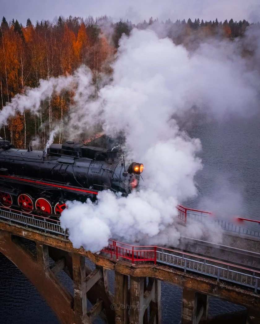 Паровоз Рускеальский экспресс
