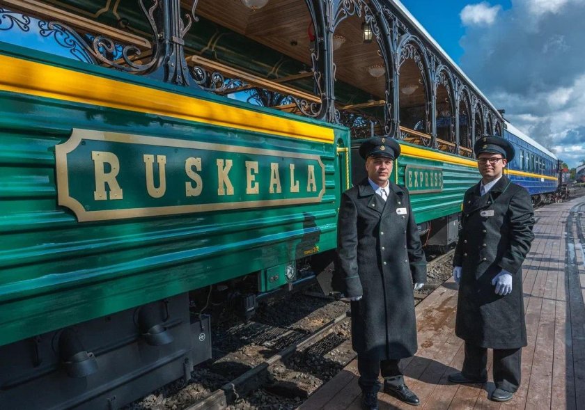 Рускеальский экспресс открытый вагон