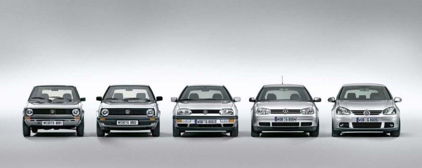 Volkswagen Golf GTI все поколения