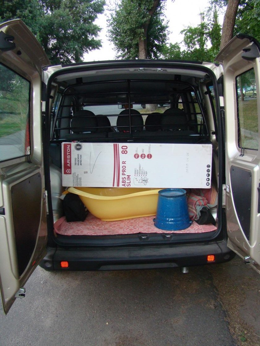 Фиат добло размер багажника