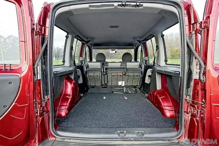 Фиат Добло габариты багажника