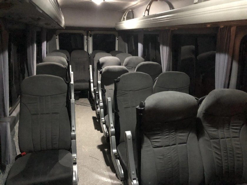 Ивеко Дейли автобус салон