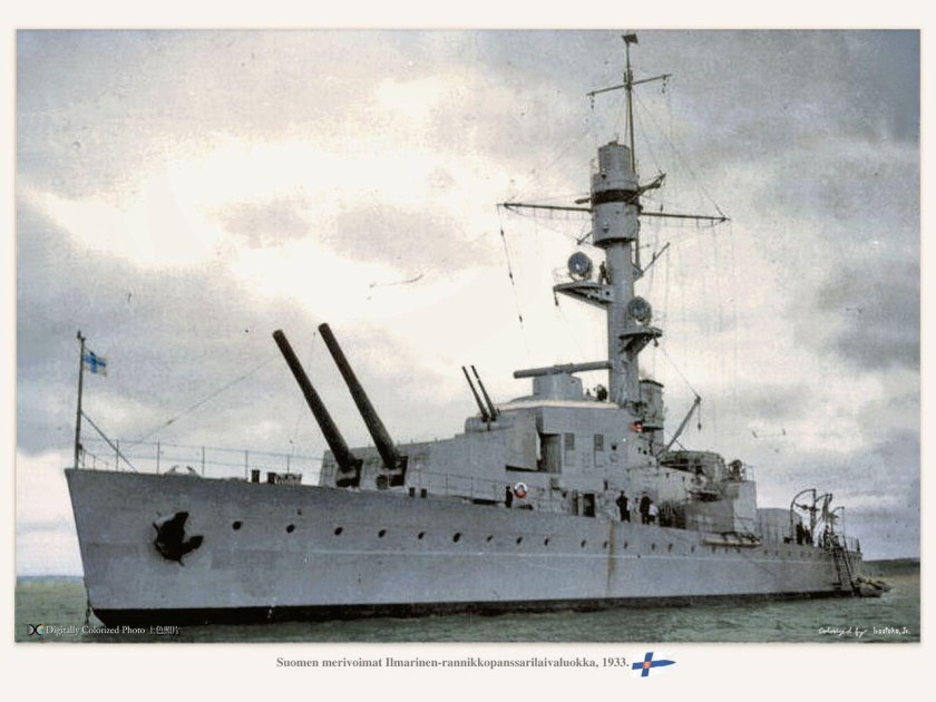 Финский броненосец береговой обороны вяйнямёйнен