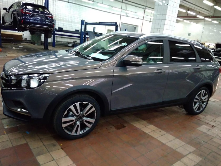 Лада Веста св кросс цвет Плутон