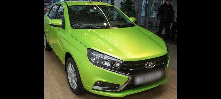 Лада Веста салатовая