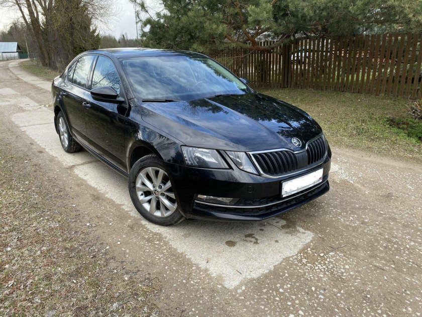 Skoda Octavia III (a7) черная