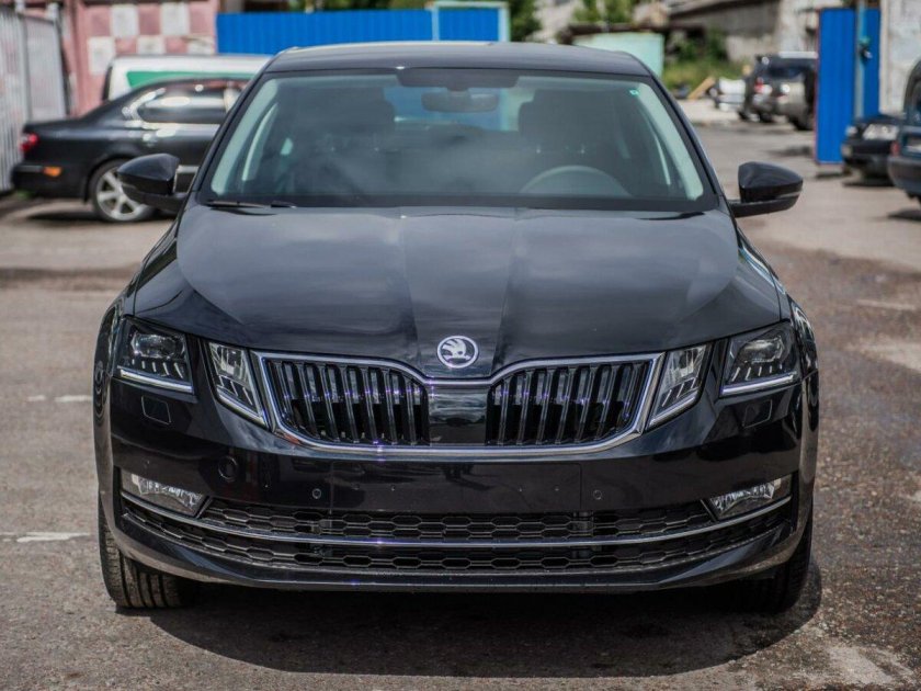 Skoda Octavia a8 черная