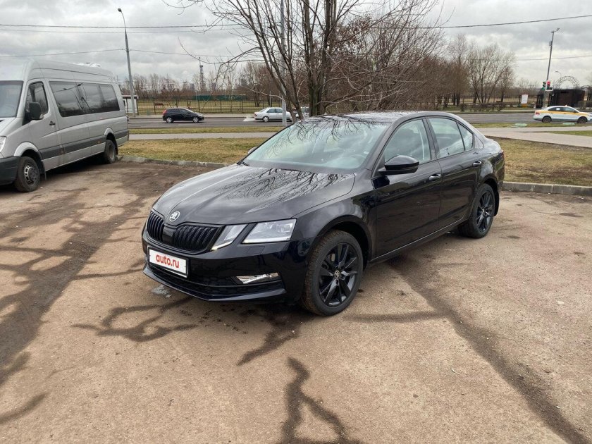 Skoda Octavia a7 2017 черная