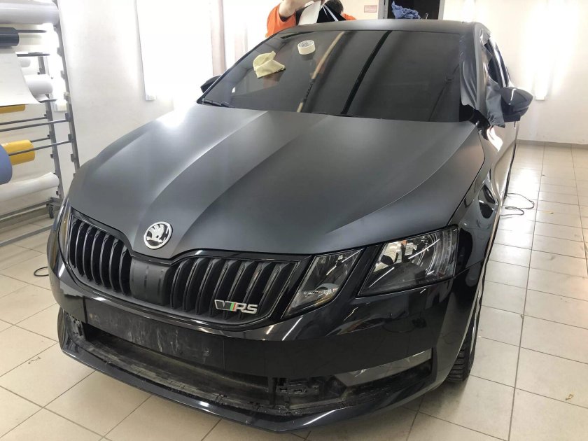 Черная Октавия а7 антихром