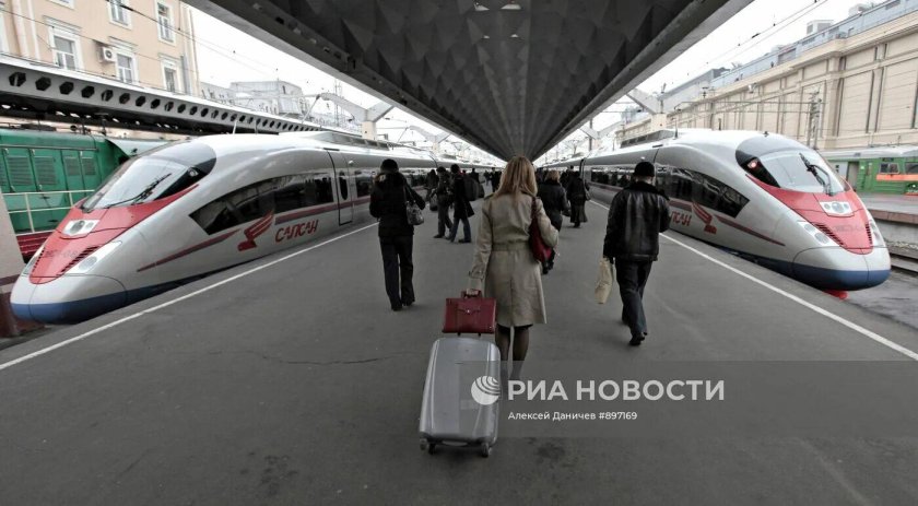 Московский вокзал Санкт-Петербург Сапсан