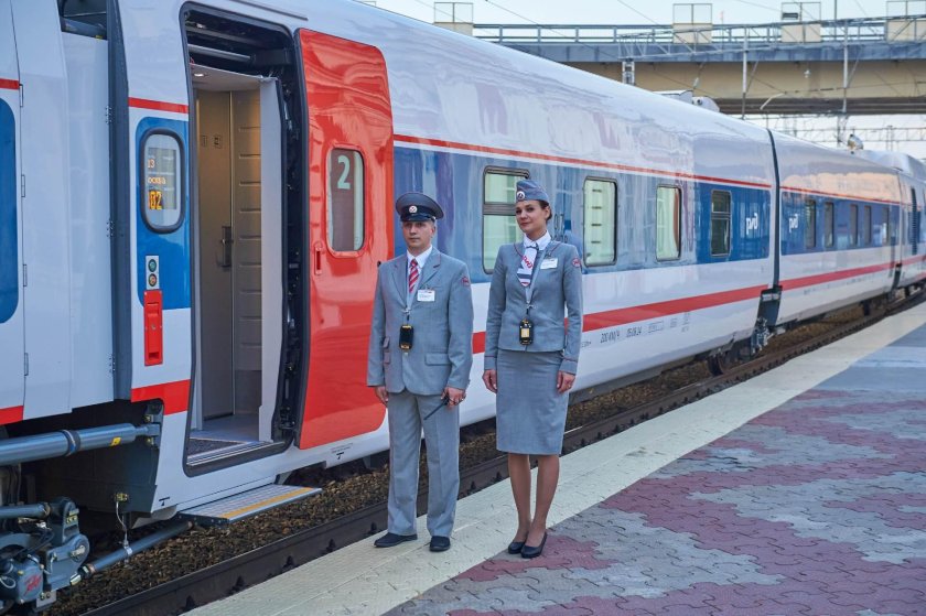 Железнодорожный пассажирский вагон РЖД