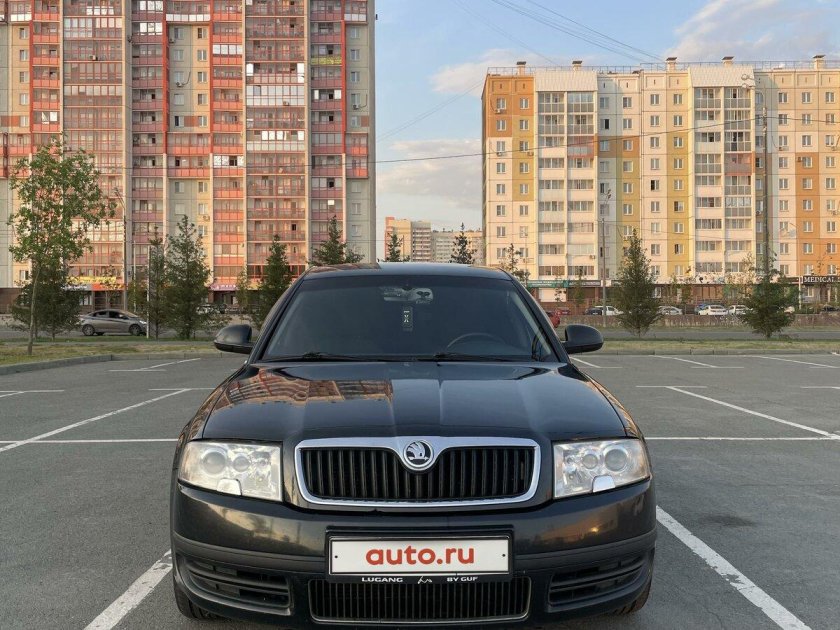 Шкода Суперб 2007 черный