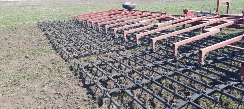 Борона шлейфовая зубовая