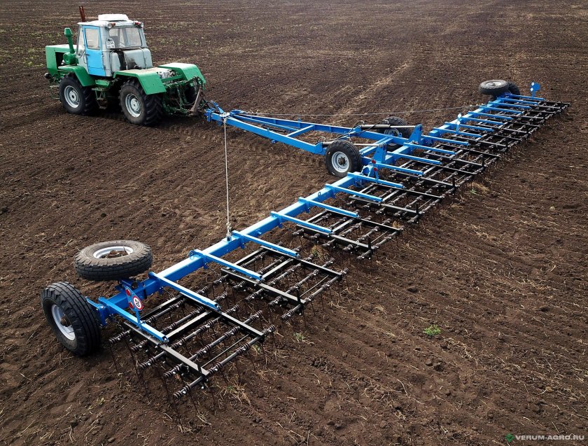 Борона секционная пружинная БСП-15