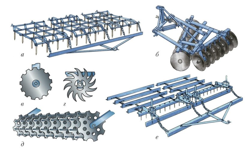 Зубовые бороны для МТЗ 82 бороны