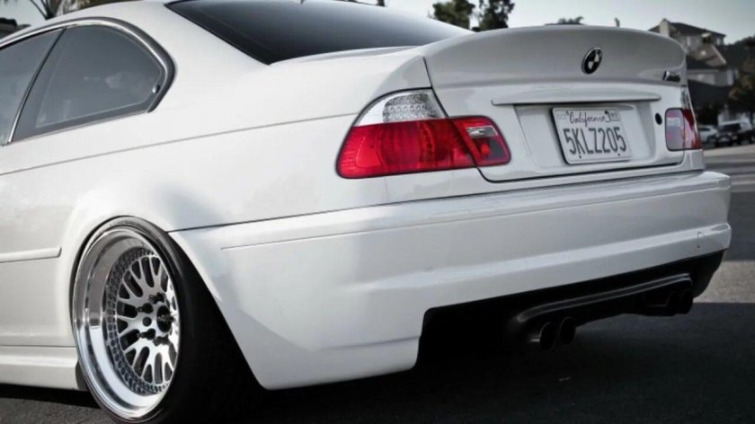 BMW e46 White