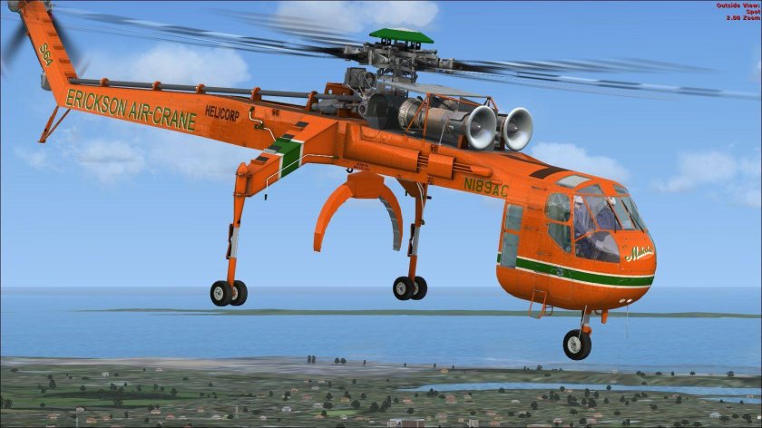 Вертолёт-кран Sikorsky s-64