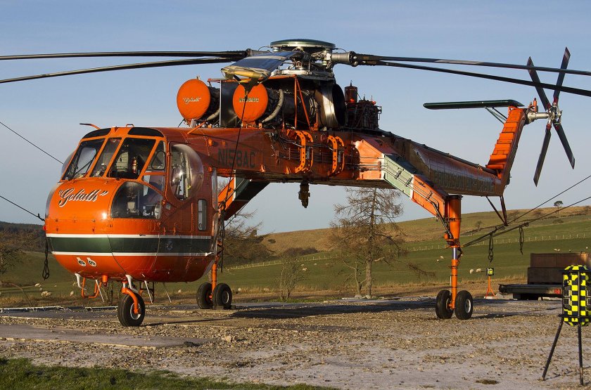 Вертолёт-кран Sikorsky s-64