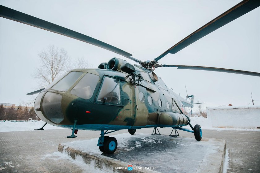 Школа 22 Чебоксары вертолет