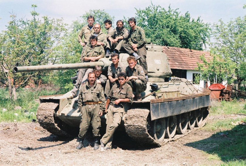 Т 34 85 В Югославии