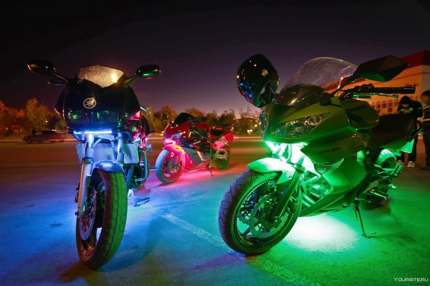 Подсветка Кавасаки ниндзя
