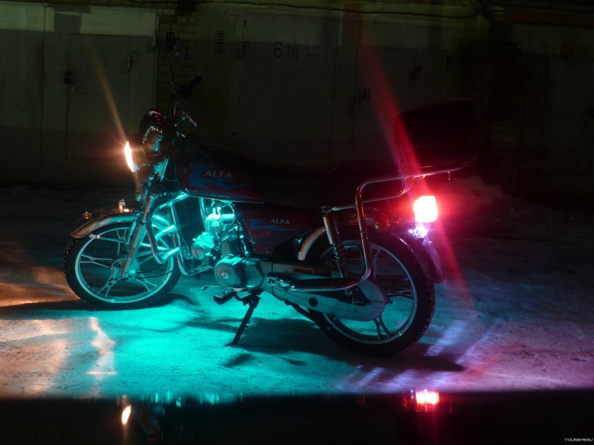 Альфа РХ 110 подсветка