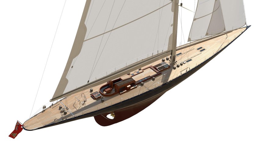 J class Yacht 3d STL