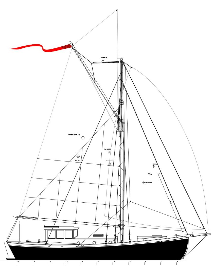 Колин арчер яхты чертежи