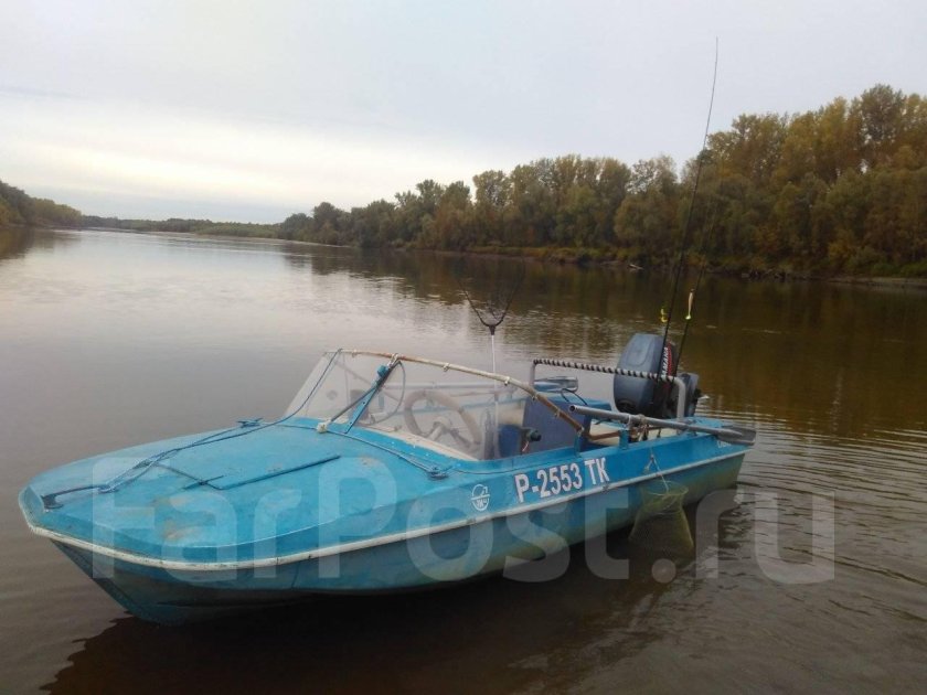 Лодка Обь с мотором 40 л,с