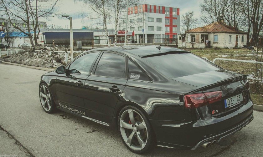 Спойлер Audi a6 c7