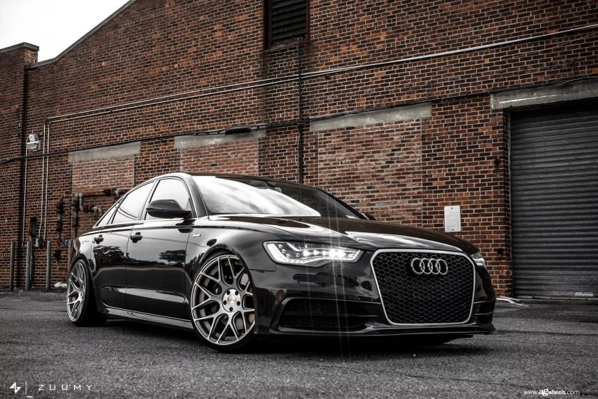 Audi a6 c7 черные диски