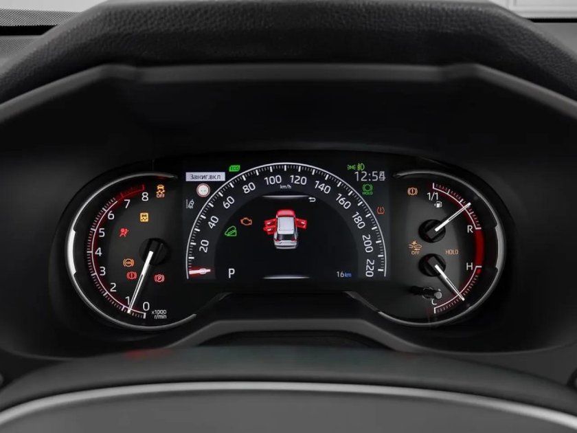 Toyota rav4 приборная панель
