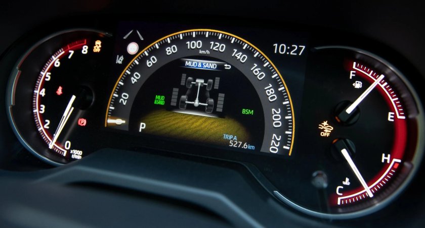 Приборная панель тойота