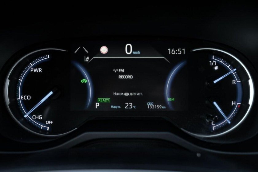 Toyota rav4 приборная панель