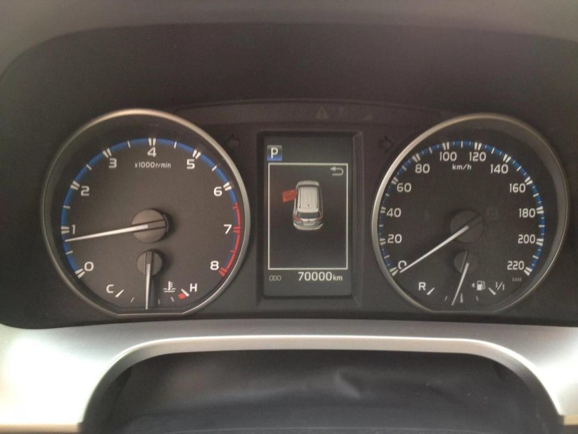 Toyota rav4 панель приборов