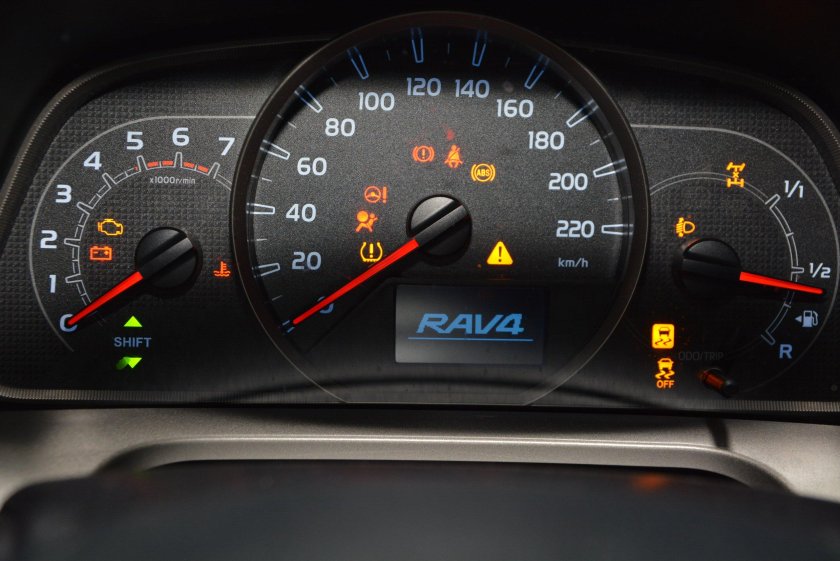 Тойота рав 4 панель приборов
